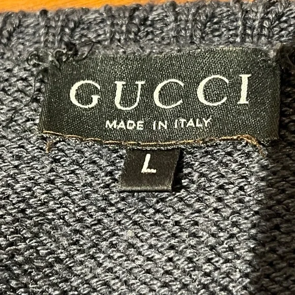 Gucci Classic Charcoal Sweater Crewneck